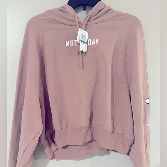 Rebellious One
Juniors' Floral-Sleeve Not Today
Hooded Sweatshirt Rose Large - Picture 4 of 5